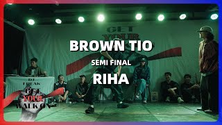 Brown Tio vs Riha – GET YOUR WALK ON vol.1 SEMI FINAL
