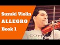Suzuki Violin - Book 1: Allegro