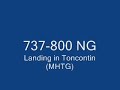 Toncontin landing RWY 02