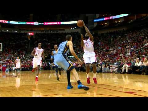 Video: Harden Hits Chandler Parsons for the High-Flying Oop