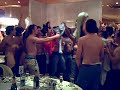 El equipo de rugby de caminos Madrid haciendo unos de sus bailes preferidos...