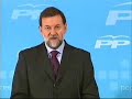 05-06-07 Declaraci�n de Mariano Rajoy ruptura tregua ETA