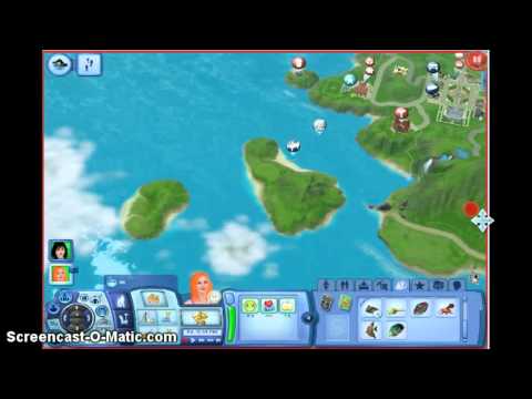 how to discover uncharted islands sims 3