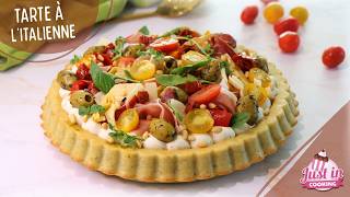 Tarte à l'Italienne à partager Ultra Gourmande | Pesto, Ricotta, Jambon de Parme & Légumes d'été ☀️🍅