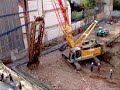 Opbouw van de graafmachine