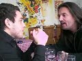 interview de francis lalanne au restaurant.