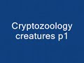 cryptozoology creatures