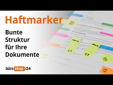 Haftmarker: Bunte Struktur für Ihre Dokumente