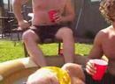 Braedon and the boys at the pool