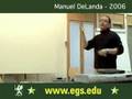 Manuel DeLanda. European Graduate School Lecture 2006 2/8