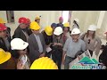 RICOSTRUZIONE: DOTTORANDI POLITECNICO DI MILANO AL CANTIERE DELL'EMICICLO