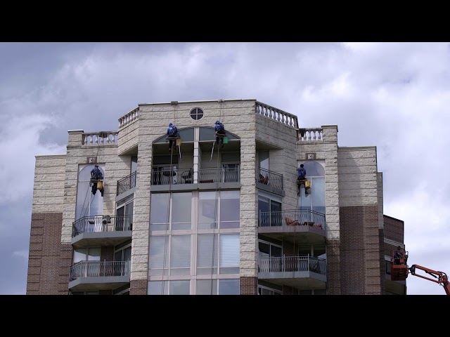 home-banner Commercial Window Cleaning Service Pressure Washing Roof Cleaning by Squeegee Squad