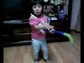daughter golf shot-iron (a twenty-two month-old baby )