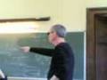 Lezione di matematica con professore