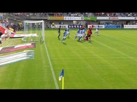 2009/05/24 ヤマハスタジアム  小川佳純コーナーキック
