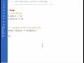 Curso de PHP 03 - Operaciones básicas con variables Curso de PHP 03 - Operaciones básicas con variables