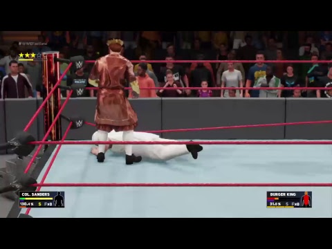 WWE2K18 KFC Vs Burger King