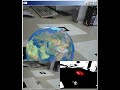 Multimark localization of an Earth globe