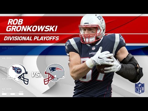Video: Rob Gronkowski's 6 Grabs, 81 Yards & 1 TD! | Titans vs. Patriots | Divisional Round Player HLs