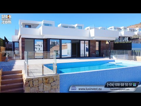 750000€+/Real estate in Spain/Modern houses in Benidorm/High Tech villas in Finestrat/Sea view