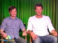 Exclusive  with Chris Colfer and Cory Monteith
