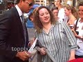 Terrence Howard - Signing Autographs at David Letterman