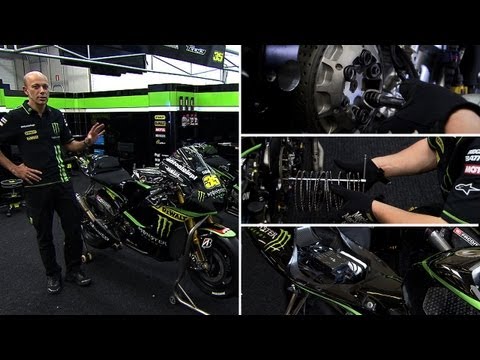 motogp - Cal Crutchlow's Crew Chief Daniele Romagnoli explains the importance and intricacies of maintaining his rider's Yamaha YZR-M1 prototype machinery in top cond...
