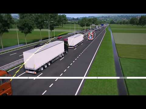 Video bij: TNO: Zo vinden platoonende trucks elkaar