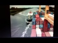 Container Ship Crash collision with tanker in Kiel Canal 2011 SHIP CRASH --video 1/2--