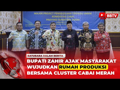 BUPATI ZAHIR AJAK MASYARAKAT WUJUDKAN RUMAH PRODUKSI BERSAMA CLUSTER CABAI MERAH