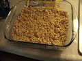 Rice Krispies Bars1 cup sugar1 cup white syrup -- (Karo corn syrup)4 cups Rice Krispies -- up to 616 ounces crunchy peanut butter---topping---8 ounces milk chocolate chips16 ounces butterscotch chipsMix sugar and syrup together in saucepan; bring to a boil until sugar is dissolved. Add peanut butter and Rice Krispies.  Stir together. Place in greased 9 x 13 inch pan and set aside.TOPPING: Melt ingredients over medium heat.  Pour over top of mixture and let cool.