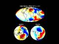 MAG Movie of Geomagnetic Field on Earth Core-Mantle Boundary