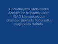 Madoobe oo ka hadley kulan IGAD ku baaqsey 3 Oct 2008