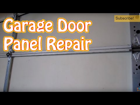 how to repair garage door