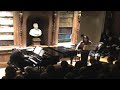 marina comparato and jeffrey tate at piano, live in napoli, palazzo torella, march 2006