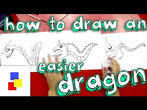 how to draw draw a dragon