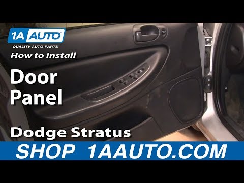 How To Install Replace Door Panel Dodge Stratus 01-06 1AAuto.com