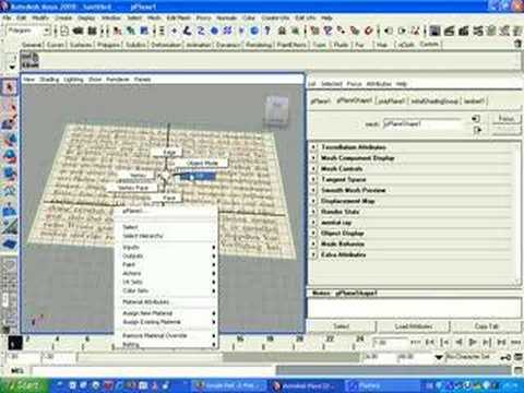 Howto keyframe a texture in Maya