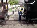 SL山口号　津和野駅客車連結作業