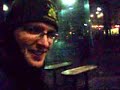 Two Drunkards at a Bus Stop