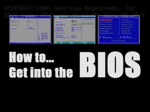 how to open bios