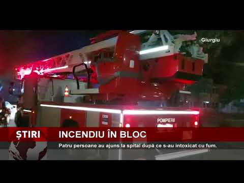 Patru persoane au ajuns la spital după ce s-au intoxicat cu fum