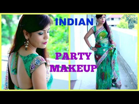 how to do indian party makeup at home