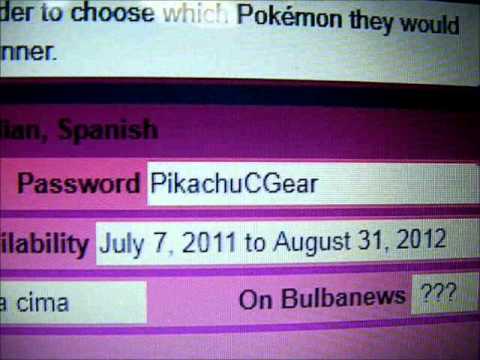 how to enter pokemon c-gear passwords