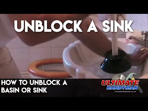 how to unblock sink