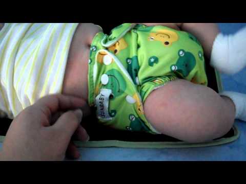 how to snap sunbaby diapers
