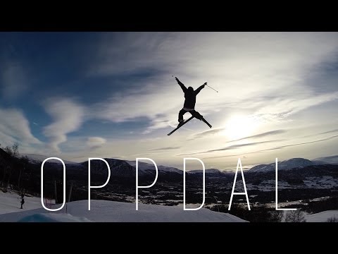 Видео катания на горных лыжах в Оппдал