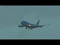 KLM B747 landing biofuel 231109
