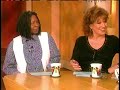 loyd auerbach talks about the paranormal with the ladies of the view: barbara walters, whoopi goldberg, joy behar, sherri sheppard and elizabeth hasslebeck.