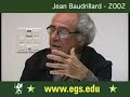 Jean Baudrillard - Cultural Identity and Politics - 2002 8/8 Jean Baudrillard - Cultural Identity and Politics - 2002 8/8